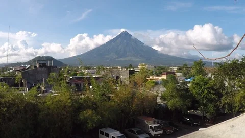 Mount Mayon Timelapse Stock Footage 101718279