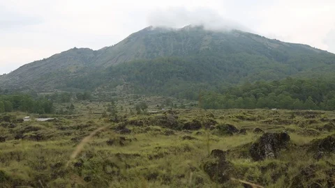 Mount Merapi in Indonesian and Javanese Video stock 127371903