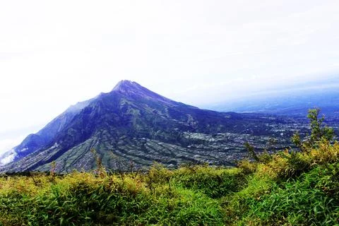Mount merapi 写真素材