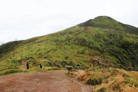 Mount merapi 写真素材
