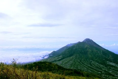 Mount merapi 写真素材