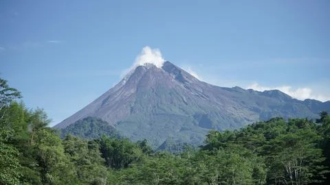 Mount Merapi Stock Photos