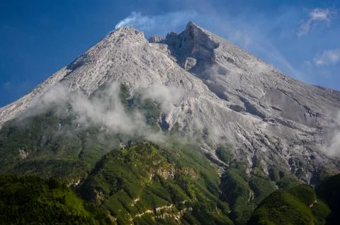 Mount Merapi,Indonesia Stock Photos