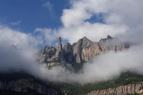 Mount Montserrat Stock Photos