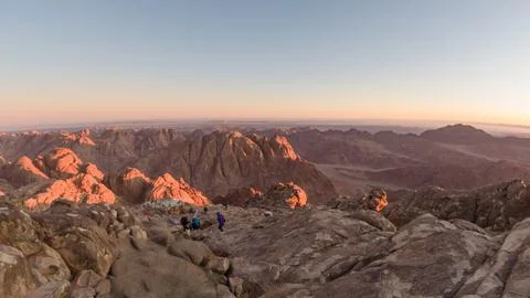 Mount Moses on Rasvet Stock Photos