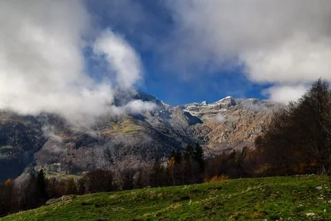 Mount Mucrone. Stock Photos