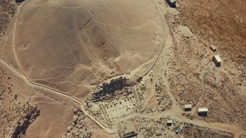 Mount Nemrut top and front view video, Nemrut Mountain In 1987 Stock Footage 237170968