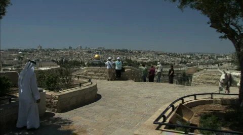 Mount of Olives Stock Footage 721536