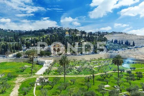 Mount of Olives, Jerusalem Stock Photos