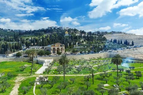 Mount of Olives, Jerusalem Stock Photos