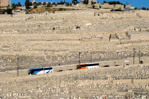 The Mount of Olives in Jerusalem Stock Photos