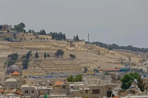 Mount of Olives in Jerusalem Stock Photos