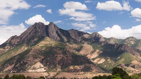 Mount Olympus and the Wasatch Front in Summer Vídeo Stock 112632273