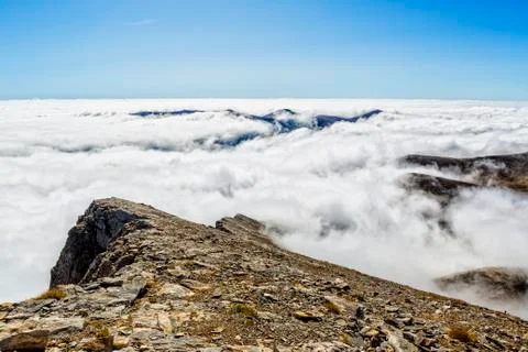 The mount Olympus in central Greece Stock Photos