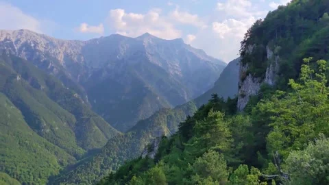 Mount Olympus - the highest mountain in Greece. Stock Footage 167701350