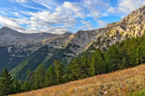 Mount Olympus landscape Stock Photos