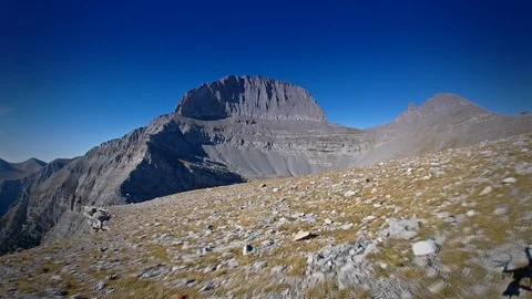 Mount Olympus - Stefani summit - Τhe throne of Zeus 動画素材 100270783