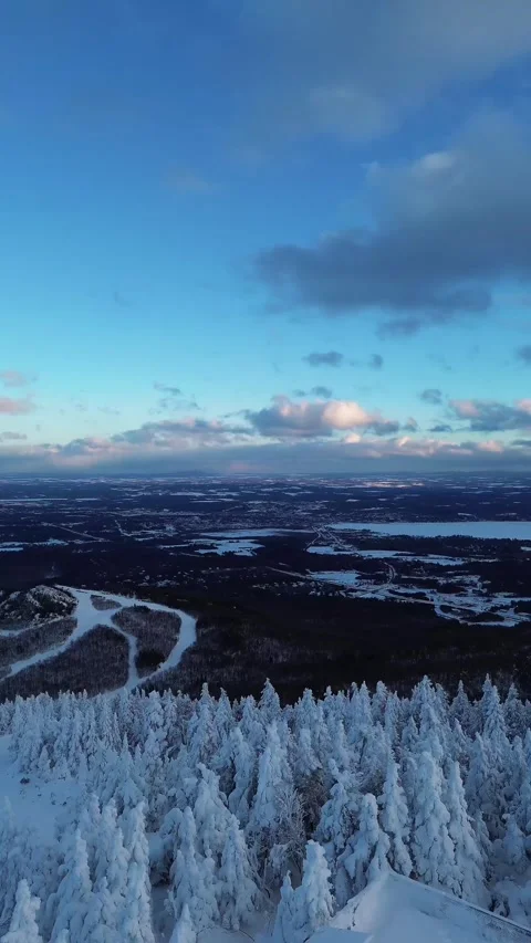 Mount Orford Video stock 309513899