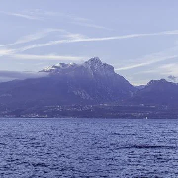 The Mount Pizzocolo. Stock Photos