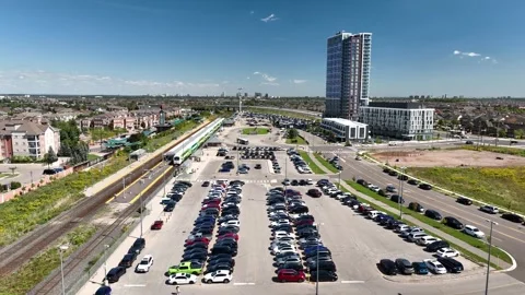 Mount Pleasant GO Train Station Stock Footage 285861566