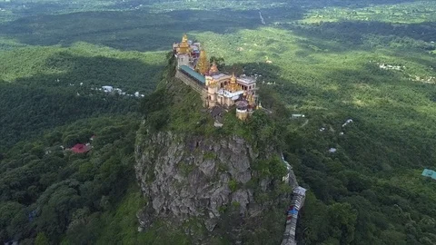 Mount Popa 库存影片 81369837