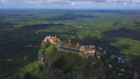 Mount Popa Vídeo Stock 81378895