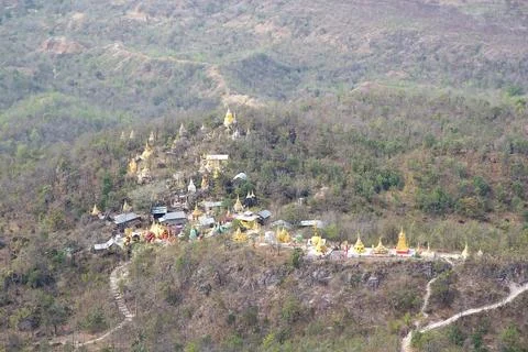 Mount Popa, Myanmar Stock Photos