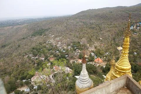 Mount Popa, Myanmar Stock Photos