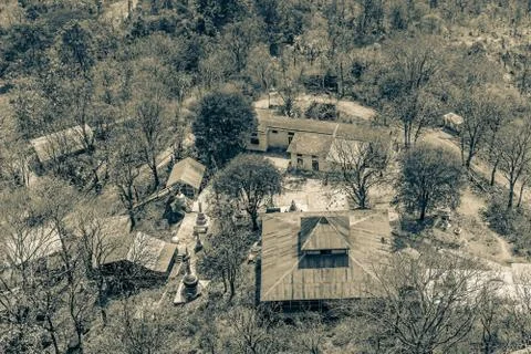 Mount Popa Foto stock