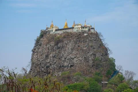 Mount Popa Temple Stock Photos