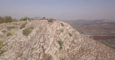 Mount Precipice, Nazareth Stock Footage 105308842