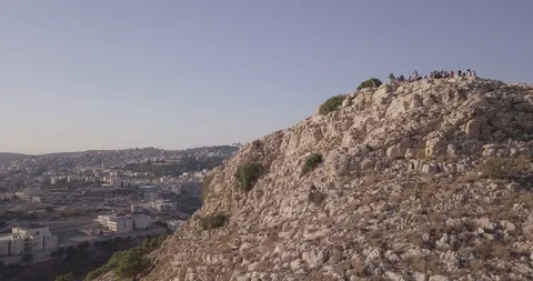 Mount Precipice, Nazareth Stock Footage 105309628