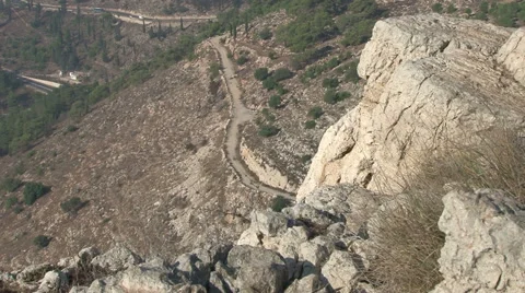Mount of Precipitation, Nazareth 스톡 동영상 49475275