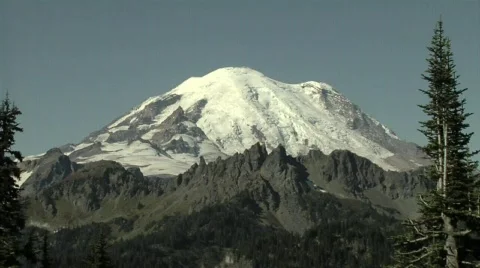 Mount Rainier Video stock 320045