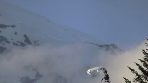 Mount Rainier Stock Footage 8876595