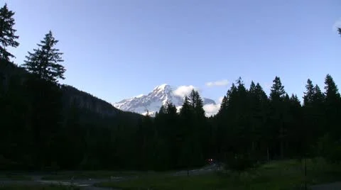 Mount Rainier Stock Footage 8886873