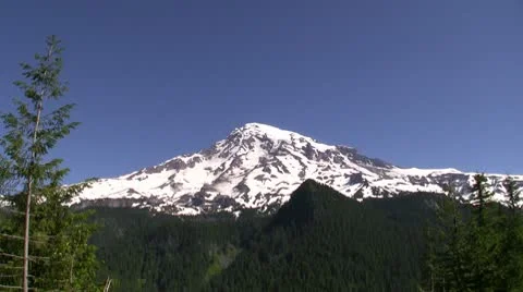 Mount Rainier Stock Footage 8896934