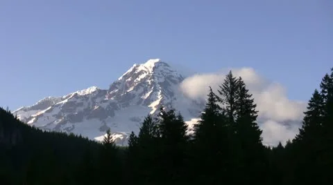 Mount Rainier Stock Footage 8901171