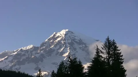 Mount Rainier Stock Footage 8906439