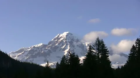 Mount Rainier Stock Footage 8906453