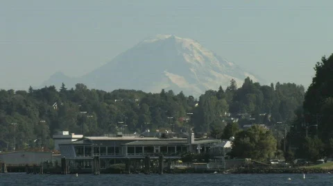 Mount Rainier Seattle Stock Footage 276353