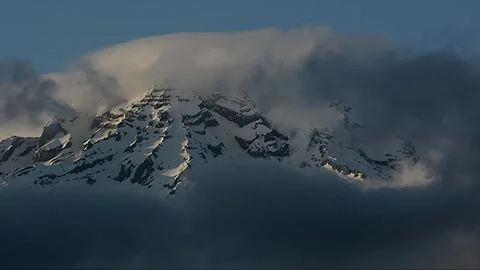Mount Rainier Timelapse from Longmire Stock Footage 307706777