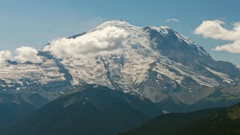 Mount rainier  view point Tim lapse Vidéo 115435571