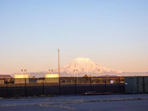 Mount Rainier in Washington Stock Photos