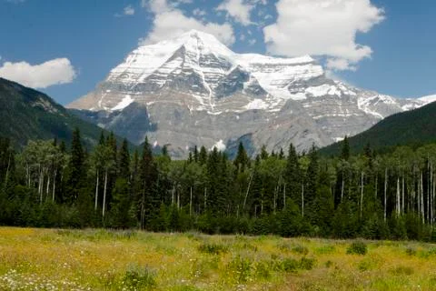 Mount Robson Foto stock