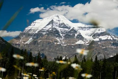 Mount Robson Foto stock