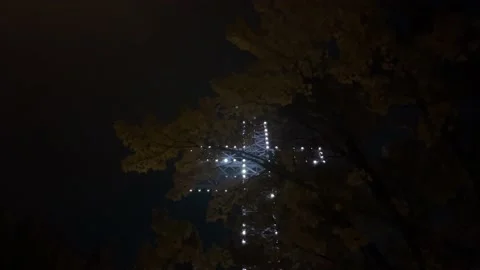 Mount Royal Cross 2 Stock Footage 218997118