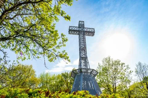Mount Royal Cross Stock Photos