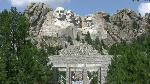 Mount Rushmore 1 Stock Footage 504794