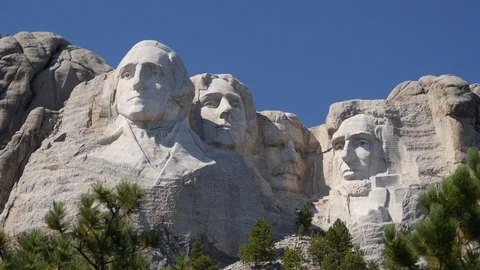 Mount Rushmore Close by DWKing Video stock 103427010